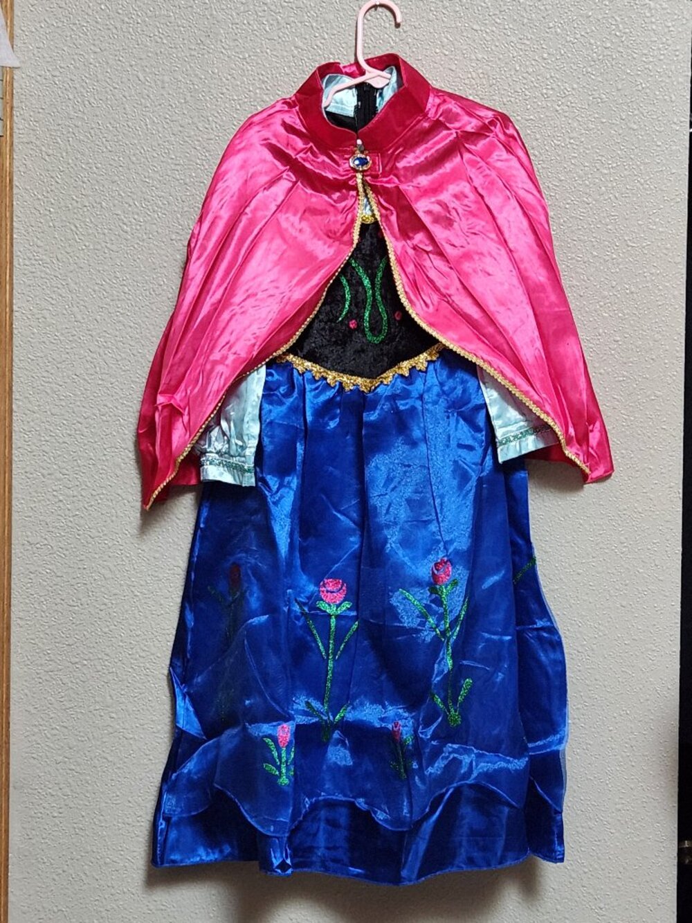 FROZEN ANNA Girls Halloween Costume with Accessories - Size 4T-5 - NEW NWT